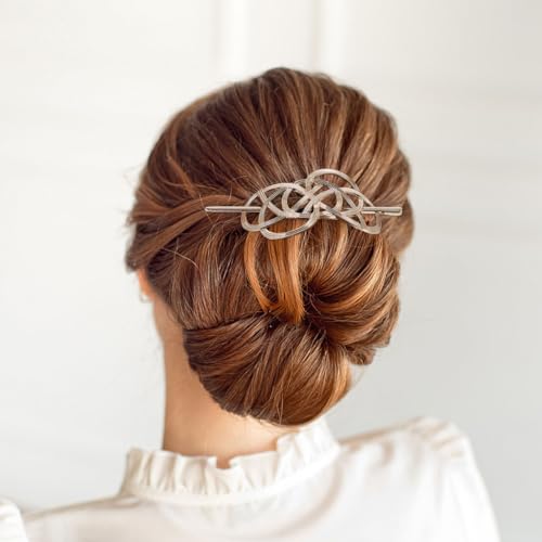Pinzas de pelo metálicas estilo vintage miniatura 4