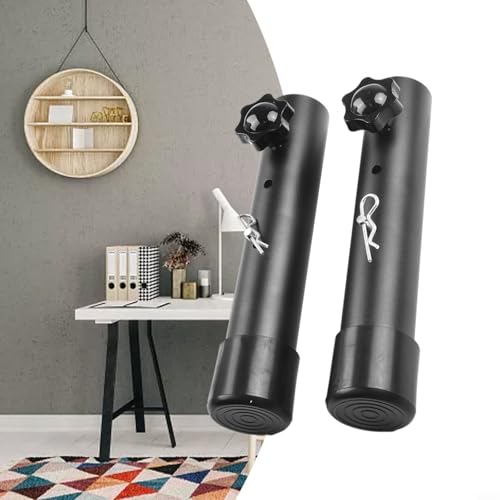 Extensores de patas de mesa plegable y elevadores ajustables de altura 8