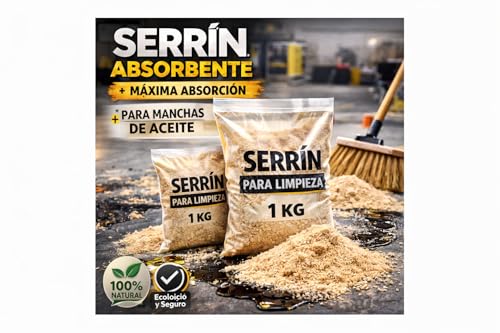 Serrín para Limpieza portátil. Bolsa transportable (Bolsa de 1Kg)