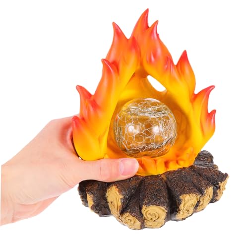 Ornement de feu de camp 3D sans danger pour déco extérieure