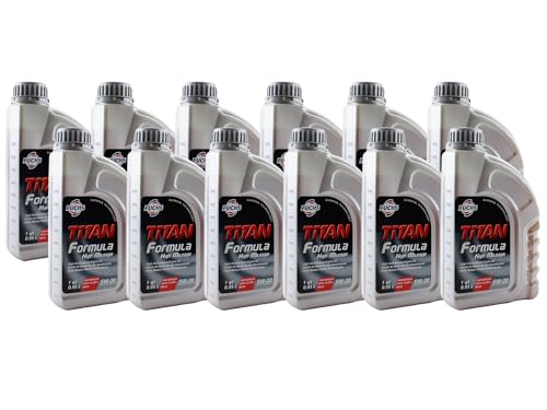 Aceite de motor TITAN FORMULA HIGH MILEAGE SAE 5W-20 12 Quarts