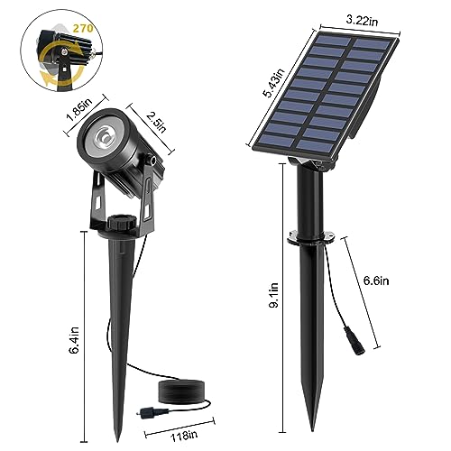 T-SUN Solar Spot Lights Outdoor Garden - Image 3