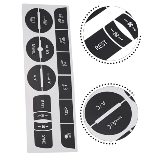 Autocollant remplacement bouton clim Touran 2016 2017 2018 - 5