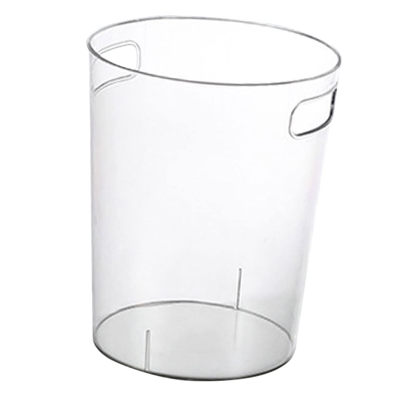 OKUMEYR Garbage Can Mini Trash Can with Lid Ice Bucket with Lid Large Plastic Storage Bin Garbage Container Bin Flower Bucket Little Trash Container Transparent Rubbish Bin Trash Bin Food-image-27