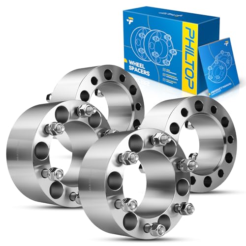 Image of PHILTOP 6x5.5 Lug-Centric Wheel Spacers 3 inch for Toyota 4Runner
