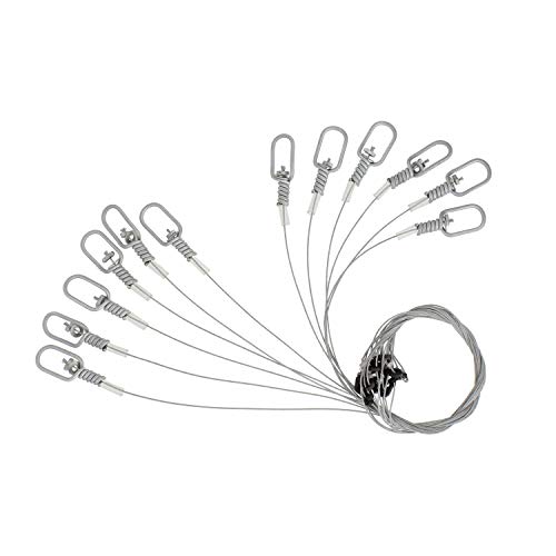 Redneck Convent Mink & Rabbit Snare Wire Trapping Supplies 12-Pack – Rabbit Snare Traps – Small Game Traps, Trapping Kit Snare Trap 12pk