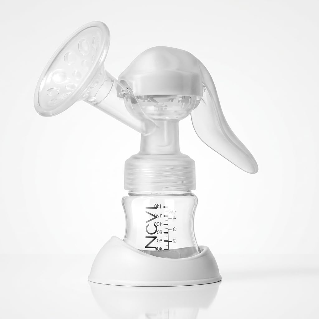 NCVI Breast Pump, Manual, Portable, for Comfortable and Efficient Milk Expression, for Breastfeeding-image-6