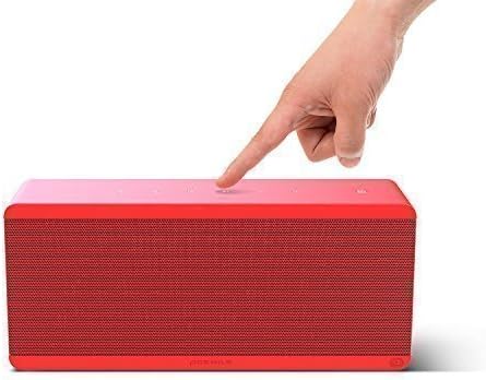 C01-CBT612-BS0100407US 360° 3D-Sound Portable Speakers, Ruby