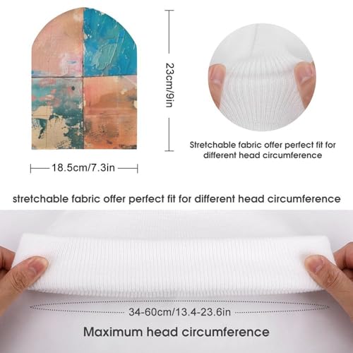 Diagonal Tartan Lumberjack PlaidChildren's Warm Knitted Hat, Suitable for All Seasons and Daily Wear2