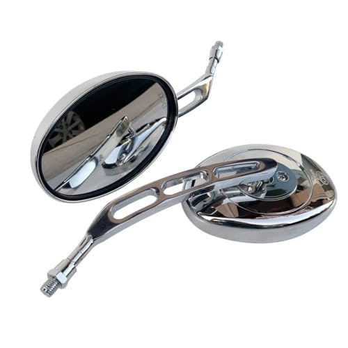 Espejos de moto Suzuki Burgman retrovisores de 10mm para motocicleta lateral 2