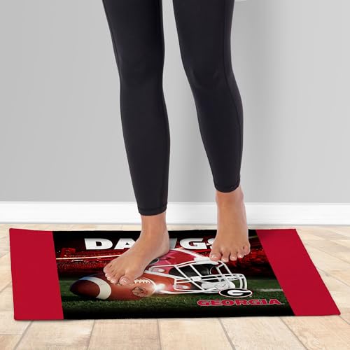Tapete decorativo lavable 20x32 pulgadas Georgia Bulldogs miniatura 2