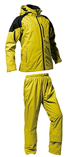 最安値 山善 農業用アグリレインウェア上下セット 透湿ストレッチ ファスナー付き二重袖 擦れ補強生地 長靴対応カバー付き Elサイズ イエロー Ags 4000elの価格比較