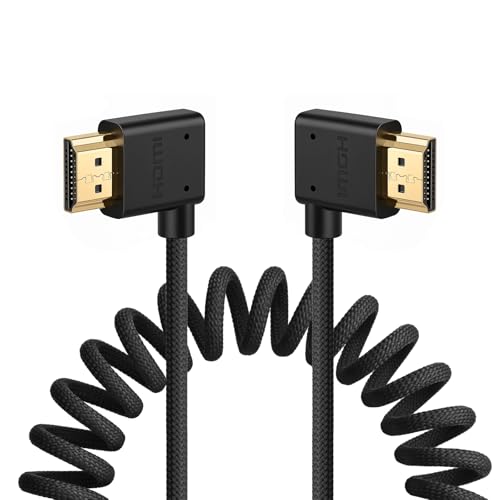 Eonvic 2.1 HDMI �R�C���P�[�u�� 8K HDMI to HDMI �P�[�u�� �������^ HDMI �I�X - �I�X�G�N�X�e���_�[�ґg�R�C���P�[�u�� ATOMOS Ninja V�ASony a7siii�APortkeys BM5 ���j�^�[�p (Ri