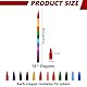SGERUFZ 12PCS Wachsmalstifte Set, Stapelbare Buntstifte Kinder, Spitzen Kreide Buntstifte, Regenbogen Stifte, Farbwechselstift, ideal als Mitgebsel Kindergeburtstag
