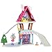 Enchantimals coffret Chalet des Neiges de Bevy Lapin, mini-poupée, figurine animale Jump, 5 espaces de jeu, emballage fermé, jouet pour enfant, GRW92