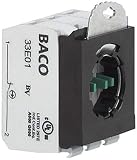  BACO 333E12 Kontaktelement mit Befestigungsadapter 1 Öffner, 1 Schließer tastend 600V 1St.