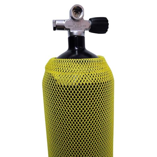 Filet de plongee pour bouteille 12l jaune haute resistance - 2