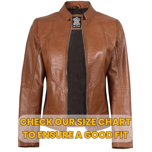 Blingsoul Leather Jacket Women - Cafe Racer Real Lambskin Womens Leather Jacket2