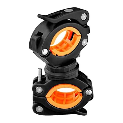YSJJZRL 360°Rotation Flashlight Mount Holder, Universal Bicycle Led Light Mounting Holder Rotation Clip Clamp for Flashlight, Cycling, Riding Cover