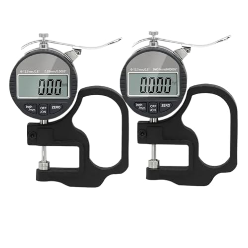 Calibrador digital de espesores 0,01 mm / 0,001 mm, rango 0-12,7 mm miniatura 3