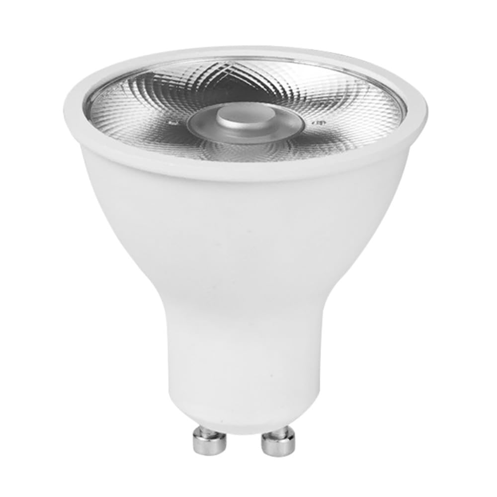 NCC-Licht 10 bombillas LED reflectoras 6 W GU10 lente 435 lm luz diurna 6500 K blanco frío foco 10°