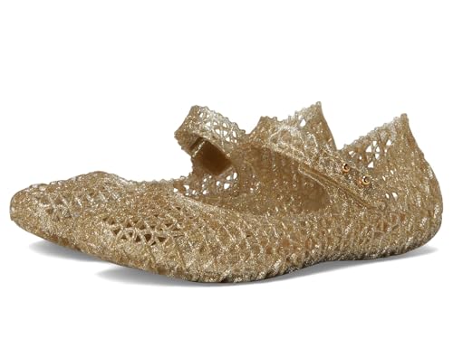 mini melissa Girl's Mini Campana Papel Baby Ballet Flat