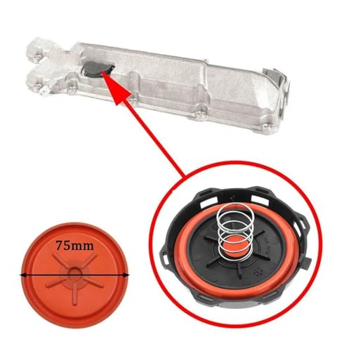 Kit de membrana cubierta válvula PCV de alta resistencia para BMW E46 E90 2