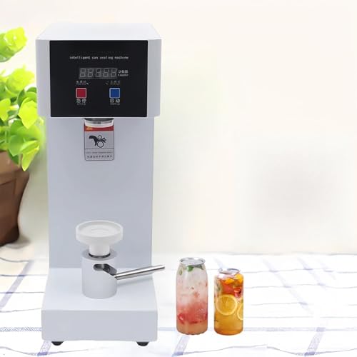 Máquina Selladora Al Vacío Automática para Latas, Panel De Control Inteligente, Ideal para Bares En Casa, Tiendas De Té con Leche Y Uso