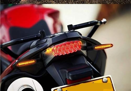 Clignotants universels pour motos avec feux pliables anti casse