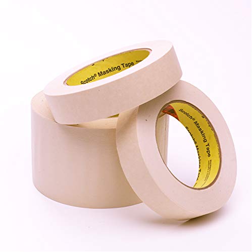 Image of 3M General Purpose Masking Tape 234, Tan, 57 in x 120 yd, 5.9 mil, Untrimmed, 1 per case