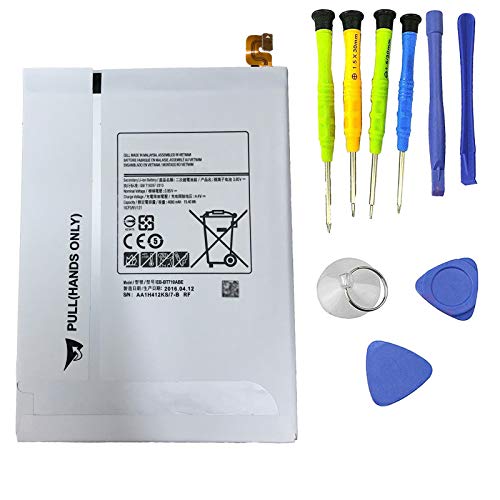 SUNNEAR EB-BT710ABE Tablet Battery Replacement for Samsung Galaxy Tab S2 8.0 SM-T710 SM-T713 SM-T715 SM-T715C SM-T719 SM-T719C Series Tablet EB-BT710ABA GH43-04449A 3.85V 15.4Wh 4000mAh with Tools