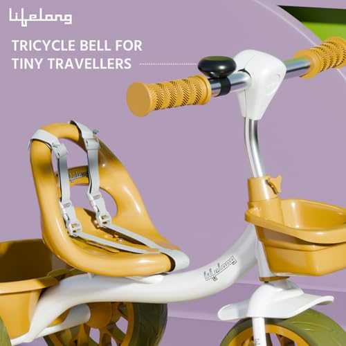 Image of Lifelong Trike Cycle for Kids 2-5 Years | Tricycles for Boy & Girl | Bicycle for Kids with 3 Eva Wheels, Bell & Basket for Toys -30Kg Capacity