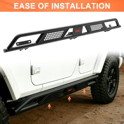 Estribos laterales para Jeep Wrangler JK 4 puertas 2007-2018 miniatura 3