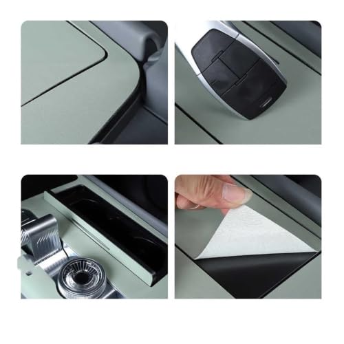 Cuero consola central Baic Bj30 modificación elegante panel de cambios coche 6