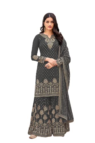 Heni Fashion Indian/Pakisatni Party/Wedding Wear Readymade Sharara Salwar Kameez/Salwar Suit for Women