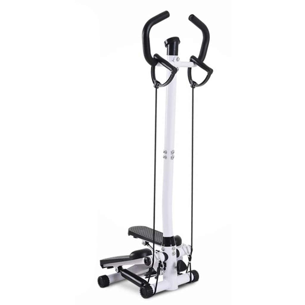 AYCDL Mini-Stepper Swing Stepper Twist Stepper Step Machine with Handle Bar and LCD Monitor Home Silent Mountaineering Fitness Equipment for Exercise,A,A