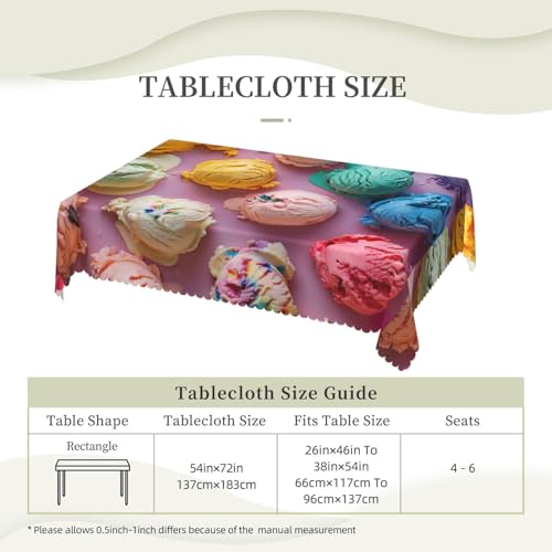 Nappe rectangulaire en tissu pour protéger la table lors d'un buffet - 7