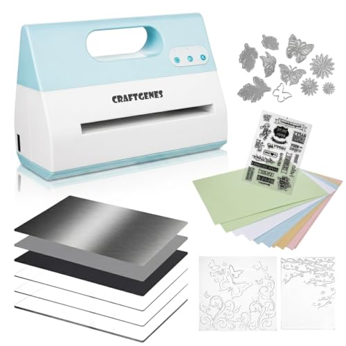 CraftGenes A4 Electric Die Cutting Machine, 9 Inch Automatic Embossing...