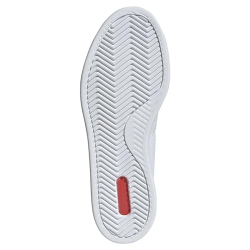 adidas Damen Advantage Premium Leather Shoes, Cloud white/Cloud white/silver dawn, 40 2/3 EU – Ansicht 3