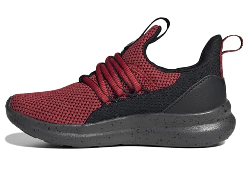 adidas Tênis infantil Lite Racer Adapt 7.0, Better Scarlet/Preto/Cinza, 21