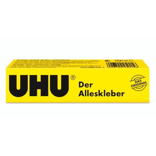 UHU Alleskleber Tube, Der Bewährte Universalkleber für nahezu alle Klebefälle im Haushalt, Bonuspack 4 x 35g