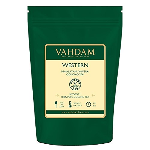 Vahdam Western Himalayan Oolong Tea Leaves (50 Cups),100g, Mellow & Delicious,Sourced from the Mann Tea Estate in the Himachal Valley in India, 100% Natural Weight Loss,Detox Tea & Slimming Tea