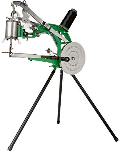 Hand Cobbler Shoe Repair Machine Dual Cotton Nylon Line Sewing Machine Manual Leather Machine Shoe Sewing Machine (Aluminum)