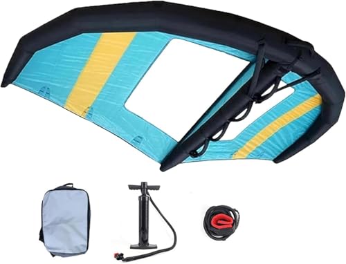 Image of Inflatable Surfing Wing Windsurfing Sail,Lightweight Stable Kite Hydrofoil,Wind Surfboard and,with Storage Bag Kiteboard(4m³)