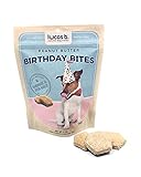 Peanut Butter Crunchy Dog Birthday Treats – Handmade & Oven-Baked in USA – Dog Birthday Treats – Small Batch – All-Natural – Wheat & Corn-Free