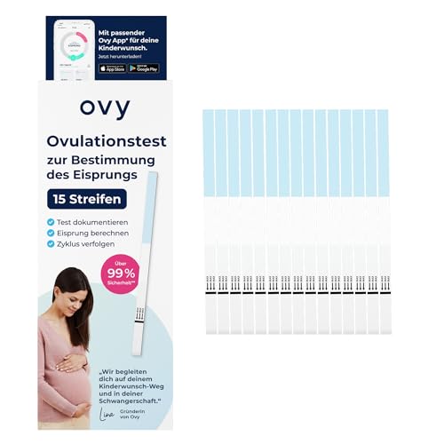 Ovy® Ovulationstest zum Nachweis des Eisprungs | 15 LH Eisprung...