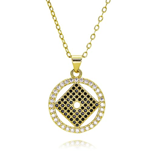 Charmes ronds en or pour fabriquant de bijoux et colliers de soirée