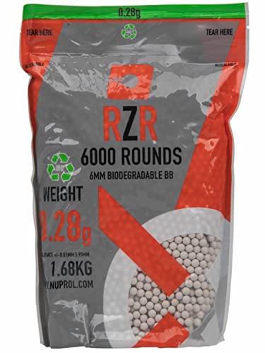 NUPROL RZR Precision BIO BB 0.28g x 6000rnd, White