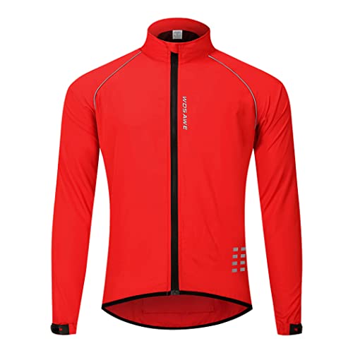 Chaqueta rompeviento para ciclismo hombre manga larga