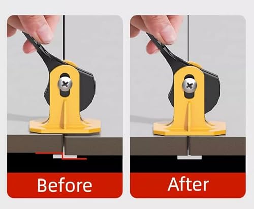 Fliesen-Nivelliersystem-Set, Fliesen-Abstandshalter, wiederverwendbare Bodennivelliermassen, verbesserte verstellbare Passform, 8–12 mm Fliesen, 50 Stück, Fliesen-Installations-Nivellierwerkzeug-Set